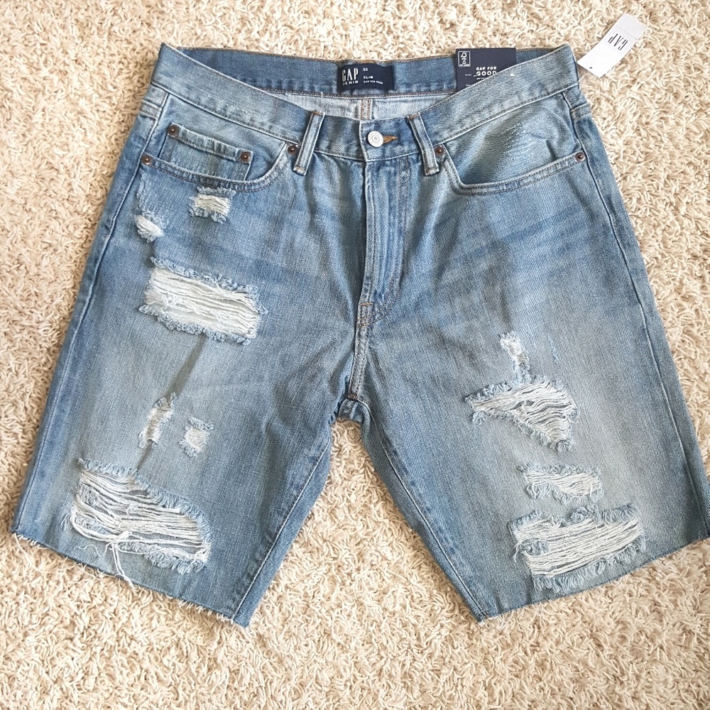 Gap Distress Denim shorts
